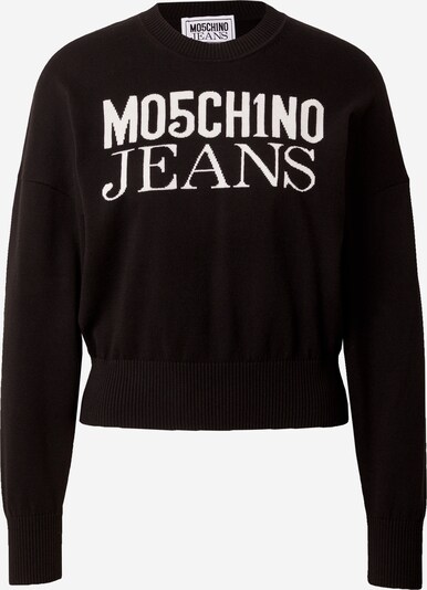 Moschino Jeans Pullover in schwarz / weiß, Produktansicht