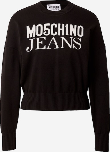 Moschino Jeans Sweter w kolorze czarny / białym, Podgląd produktu