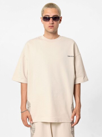T-Shirt 'Verbascum' VAMOS CLO en beige : devant