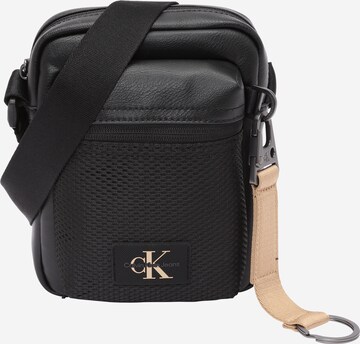 Calvin Klein Jeans - Bolso de hombro en negro: frente