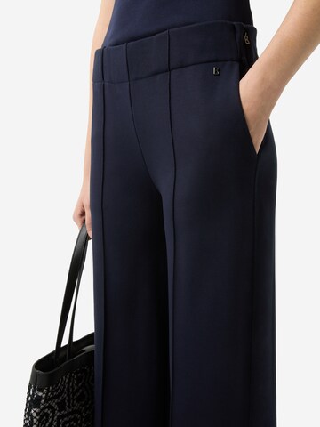 BOGNER Wide Leg Hose in Blau
