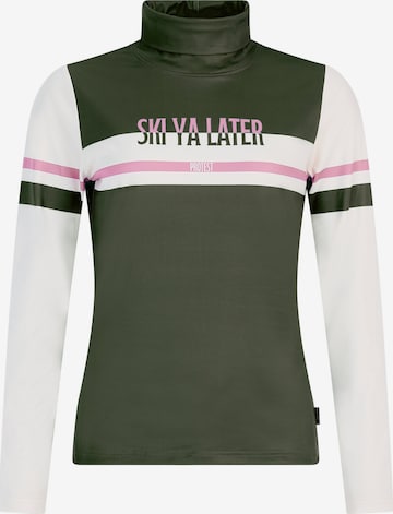 PROTEST Sportief sweatshirt 'PRTCreate' in Groen: voorkant