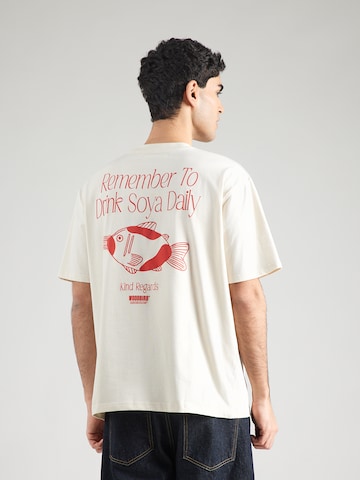 Woodbird Tričko 'Baine Soya' - Biela