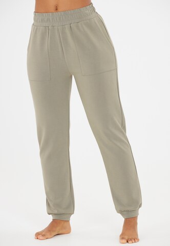 Athlecia Regular Sports trousers 'Elaina' in Green: front
