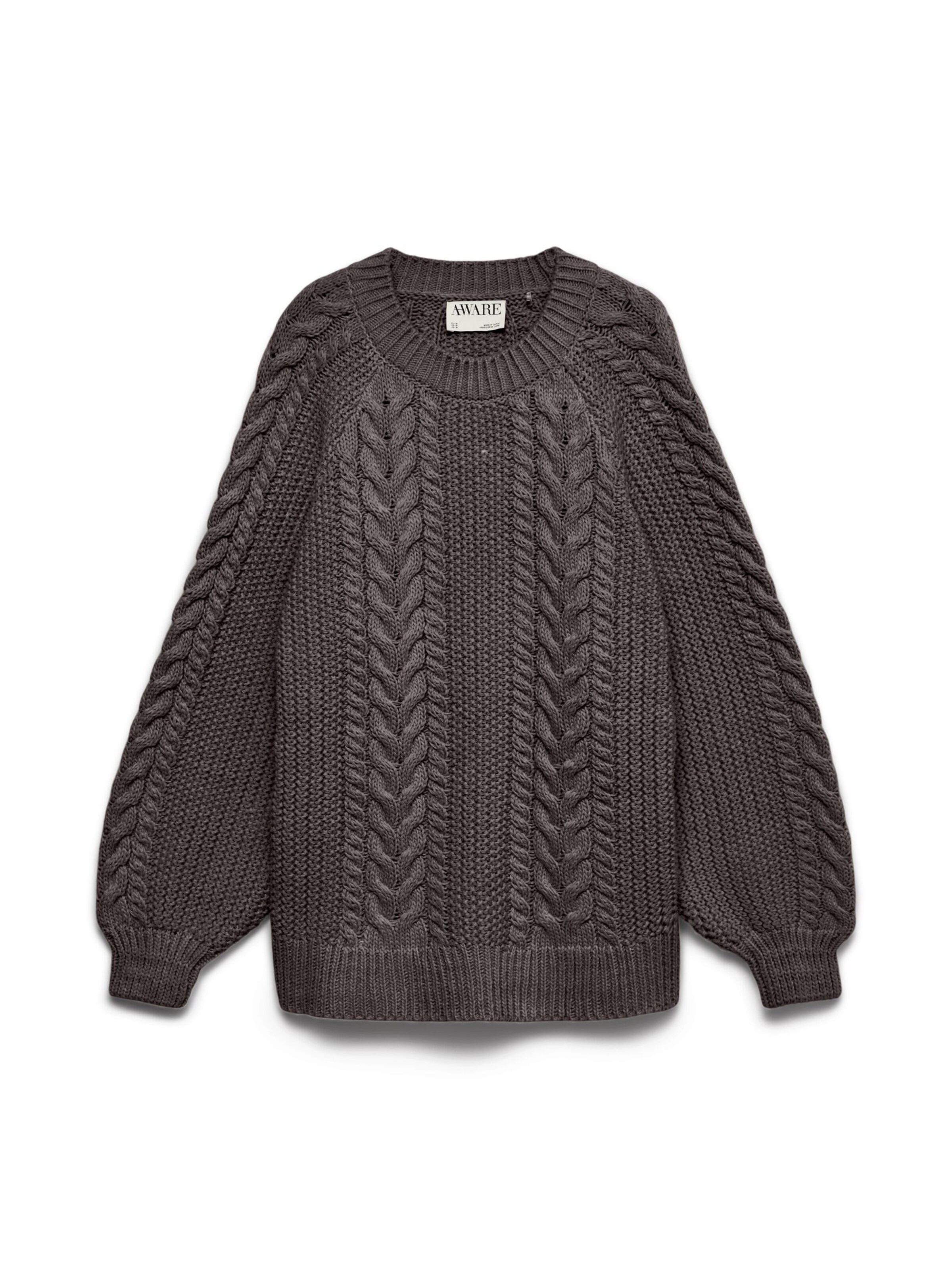 Aware Pullover 'AWToa' in Braun: Vorderseite