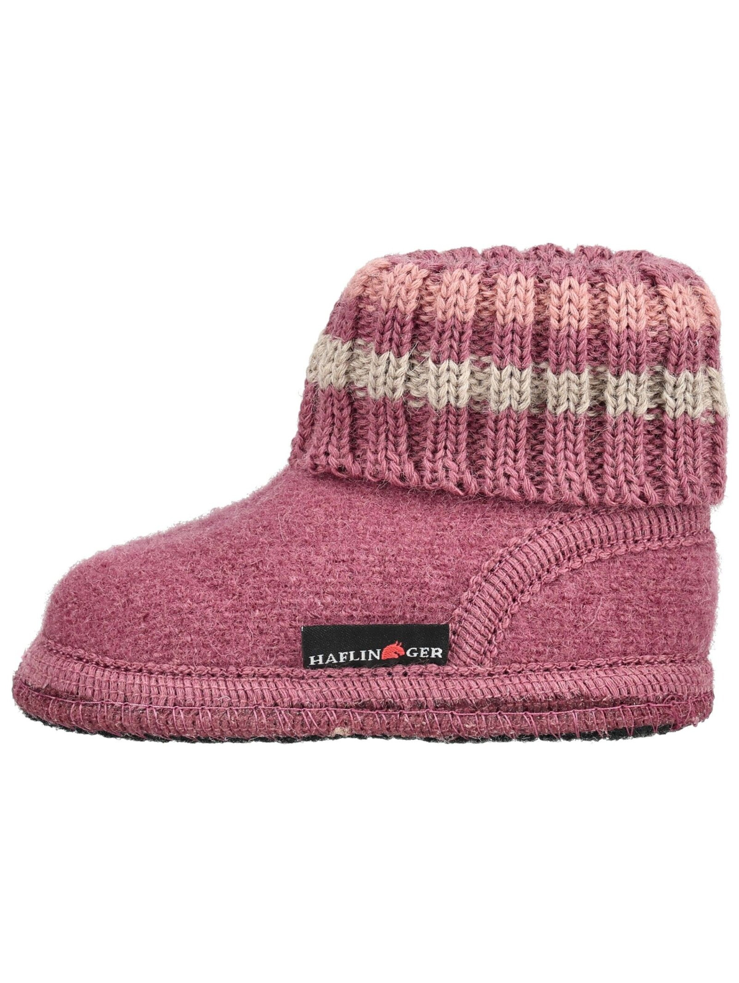 HAFLINGER Hausschuhe in Pink