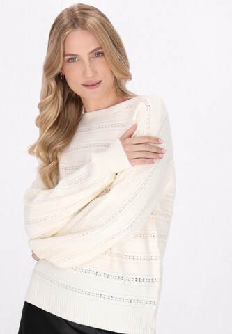 DreiMaster Klassik - Pullover 'Klassik' em branco: frente