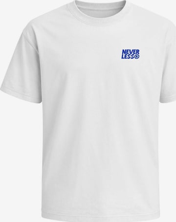 Neverless Shirt 'Papaya' in Weiß: Vorderseite