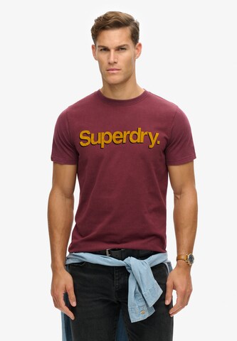 SuperdryMajica 'Classic' - crvena boja: prednji dio