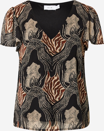 Bluză 'VILIORA' de la VILA pe negru: față