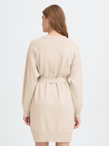 Robes en maille 'IHLULS' ICHI en beige