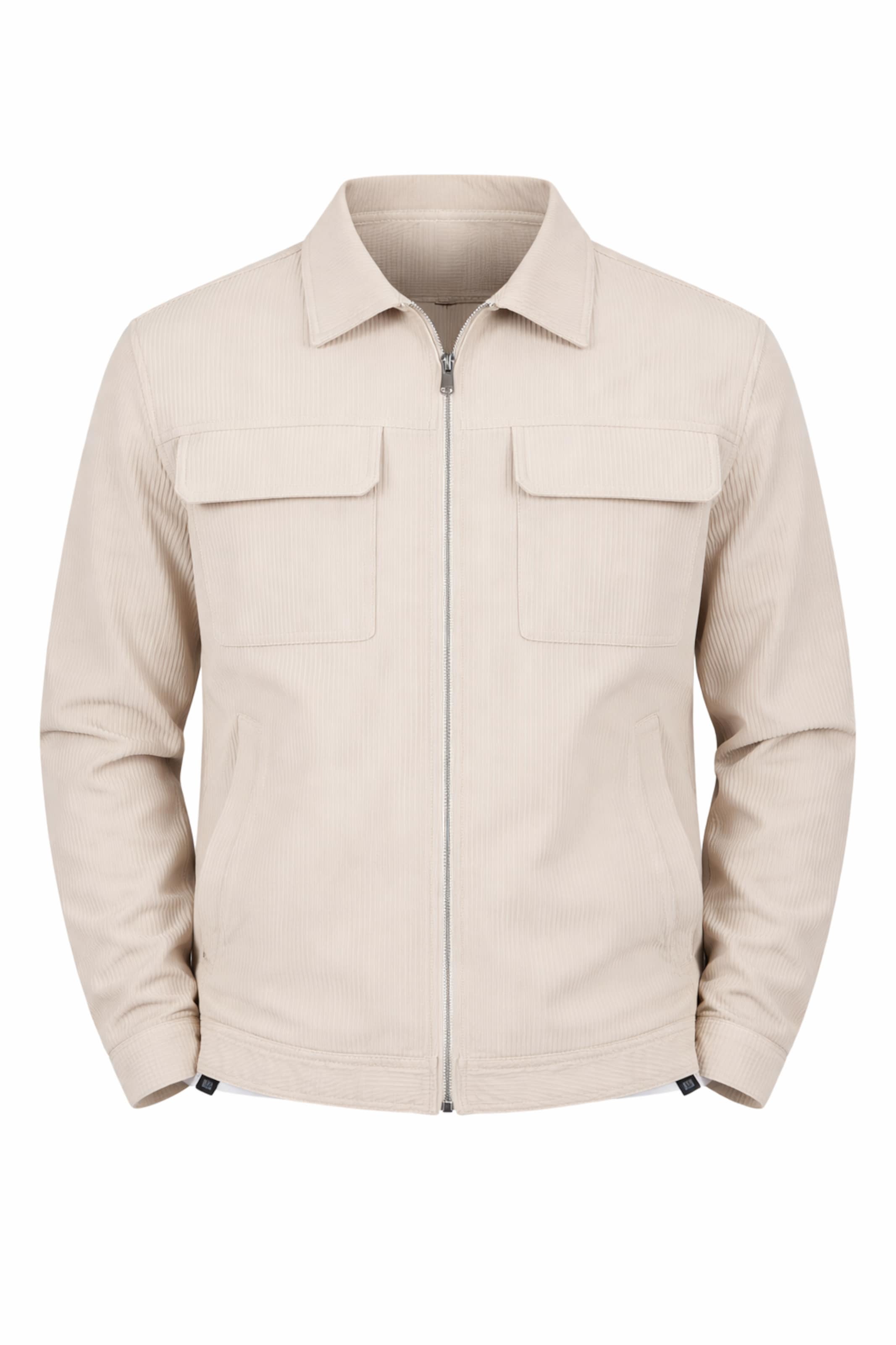 BRAVE SOUL Jacke in Grau: Vorderseite
