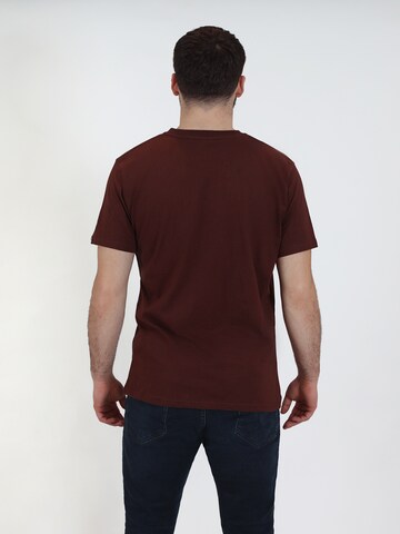 T-Shirt 'Ludis' SPITZBUB en marron