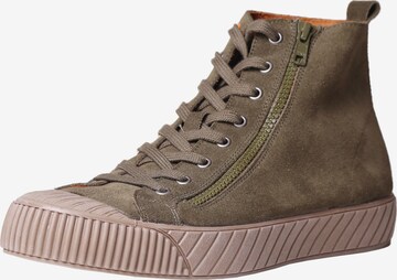 Toni Pons High-Top Sneakers in Green: front