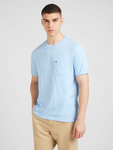TOMMY HILFIGER Shirt 'Essential' in Blauw: voorkant