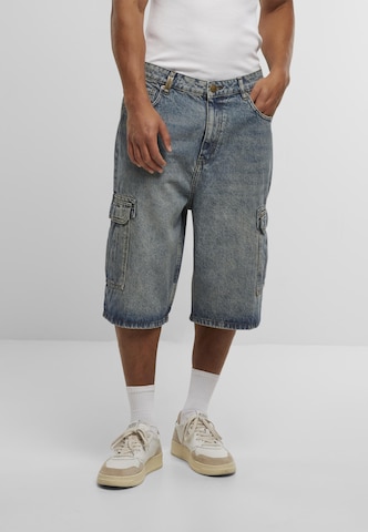 2Y Studios Regular Cargo Jeans 'Sian' in Blue: front
