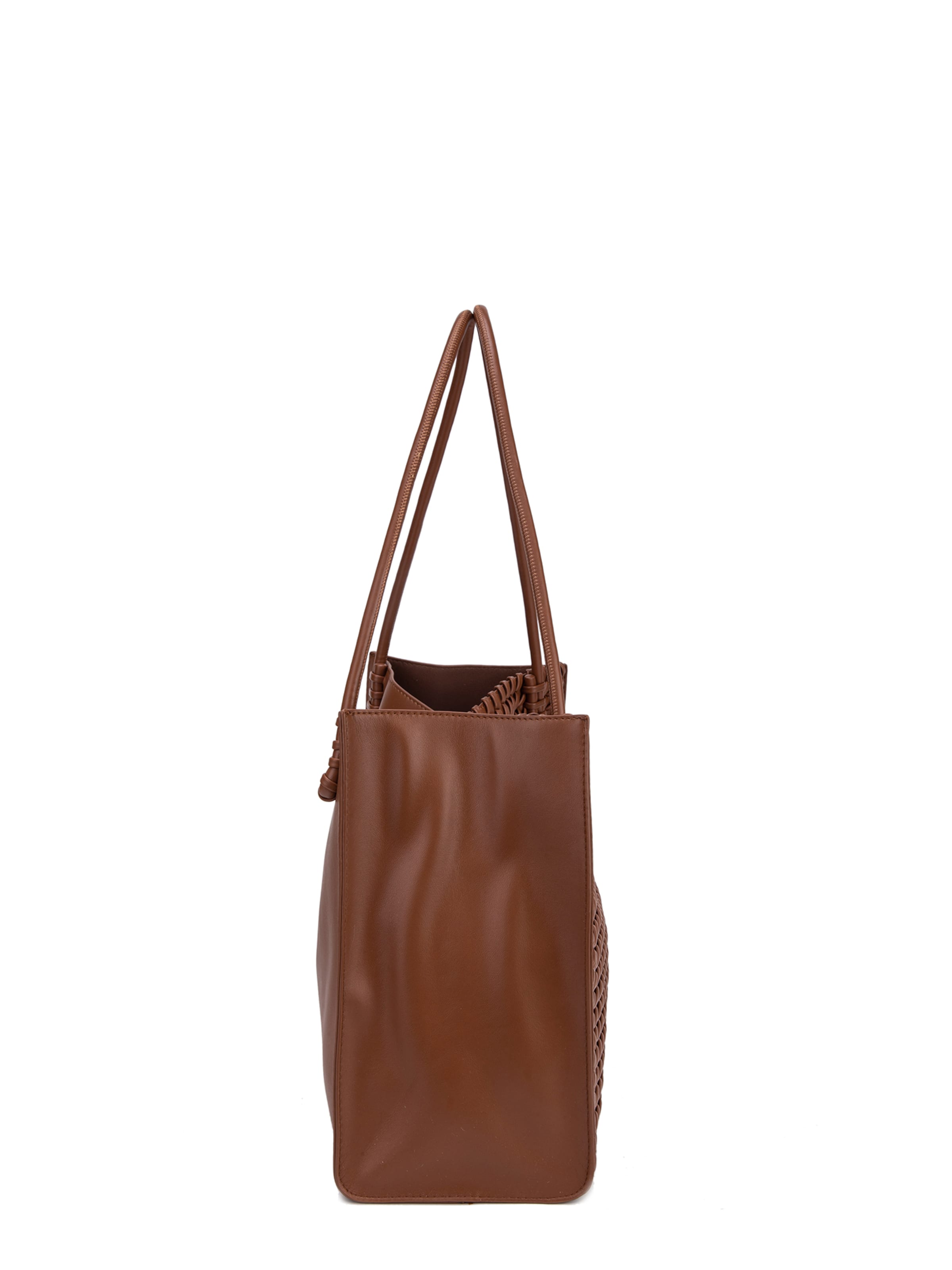 Shopper 'Borsa Shopper Silvana Elite - Pelle Vegana Intrecciata' di Diana&Co. in marrone