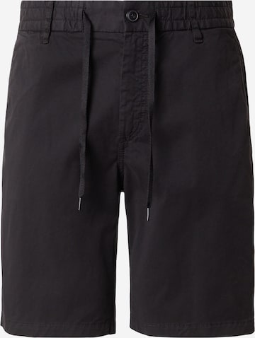 Pantalon chino 'DS-1-S' BOSS en noir : devant