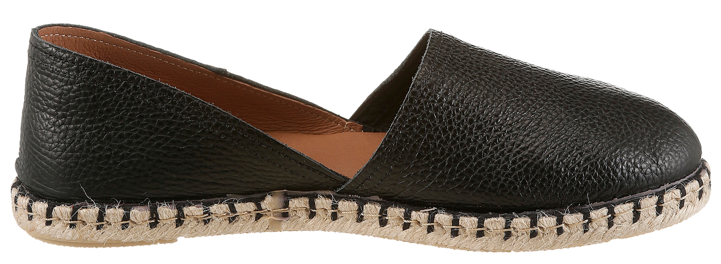 VERBENAS Espadrilles in Schwarz