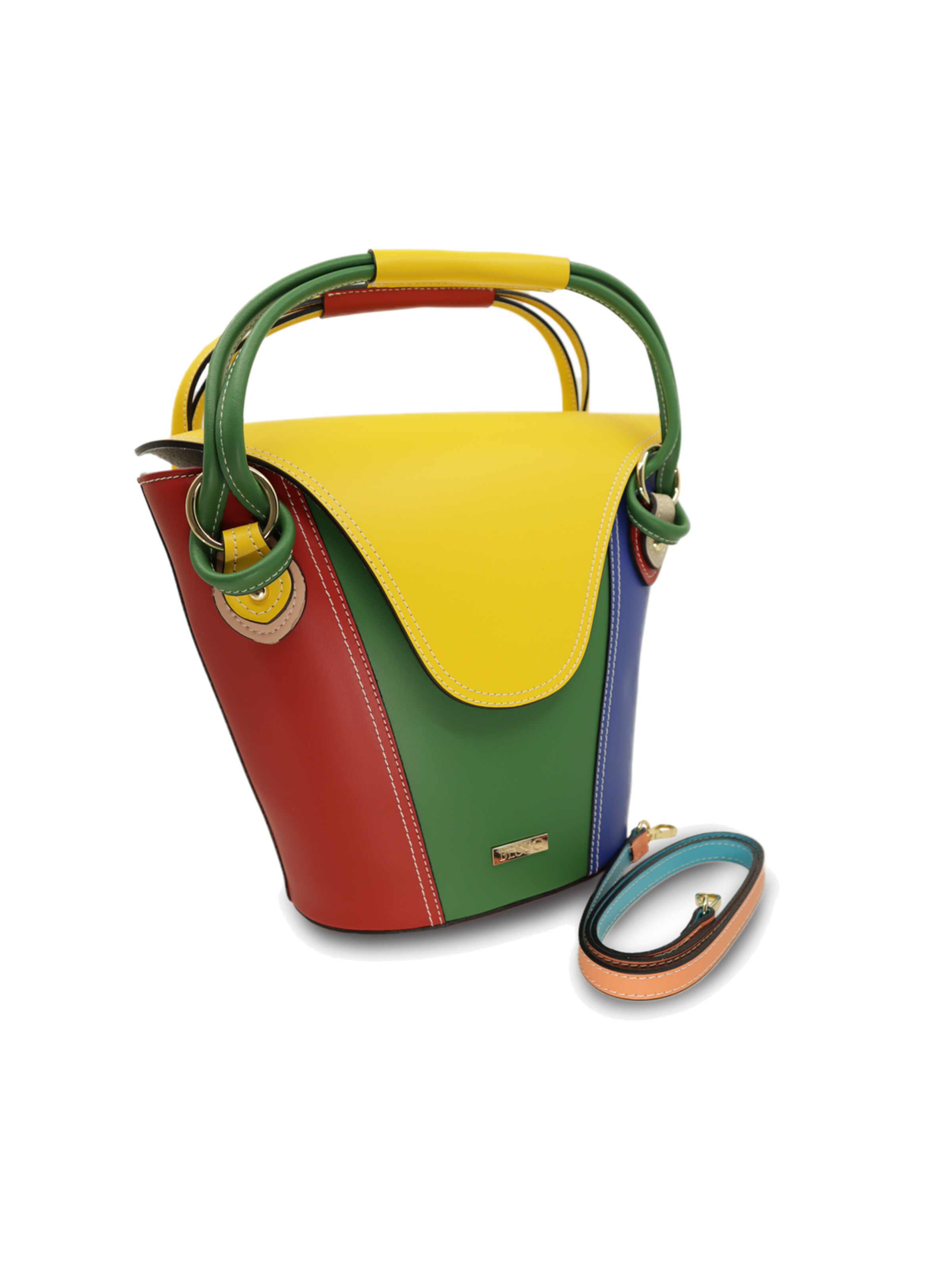 BESSO Handbag in Yellow