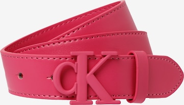 Calvin Klein Jeans Gürtel in Pink: predná strana