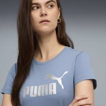 PUMA Performance shirt 'Ess Metallic No. 1' in Blue