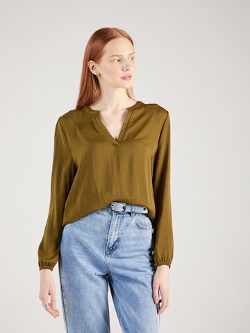 s.Oliver Blouse in Groen: voorkant