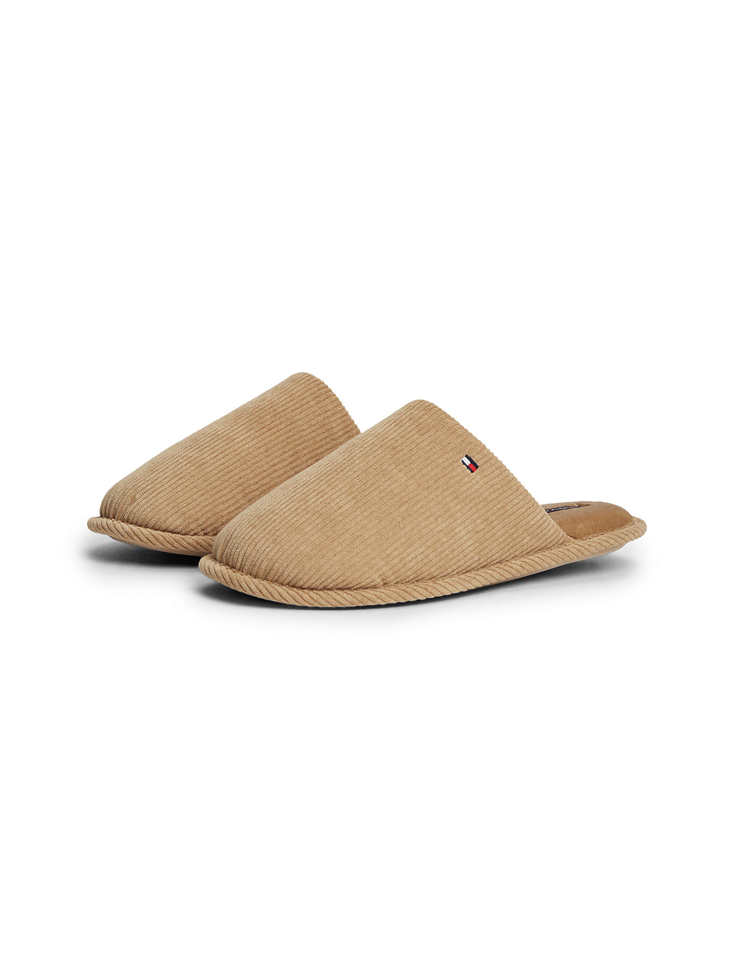 TOMMY HILFIGER Hausschuh in Braun