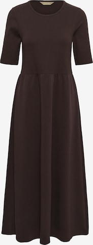 CULTURE - Vestido 'CUHilde Chabrina' en marrón: frente