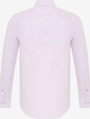 DENIM CULTURE - Ajuste regular Camisa 'EDIZ' en rosa