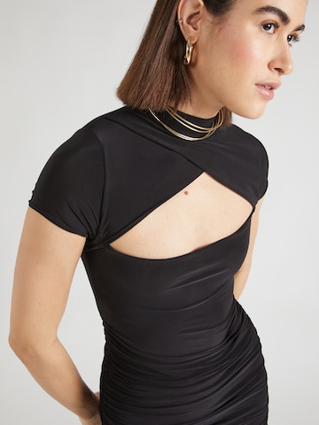 MisspapKoktel haljina - crna boja