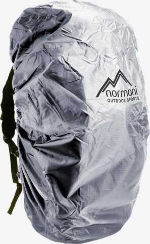 normani Sports Backpack ' Tapetum Lucidum ' in Silver: front