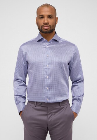 ETERNA Regular fit Button Up Shirt in Blue: front