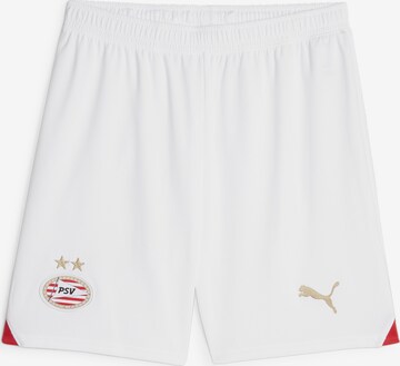 Regular Pantalon de sport 'PSV Eindhoven' PUMA en blanc : devant