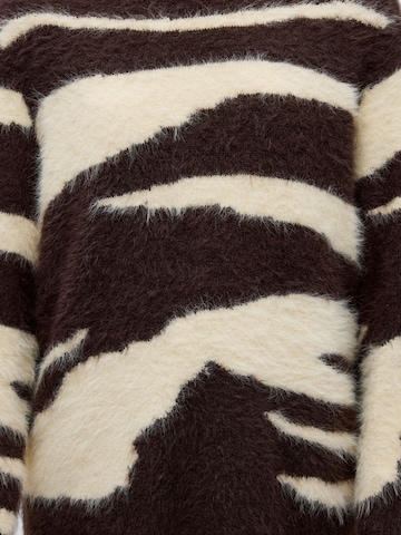 OBJECT Sweater 'OBJLinda' in Beige