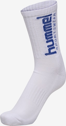 Chaussettes de sport Hummel en blanc