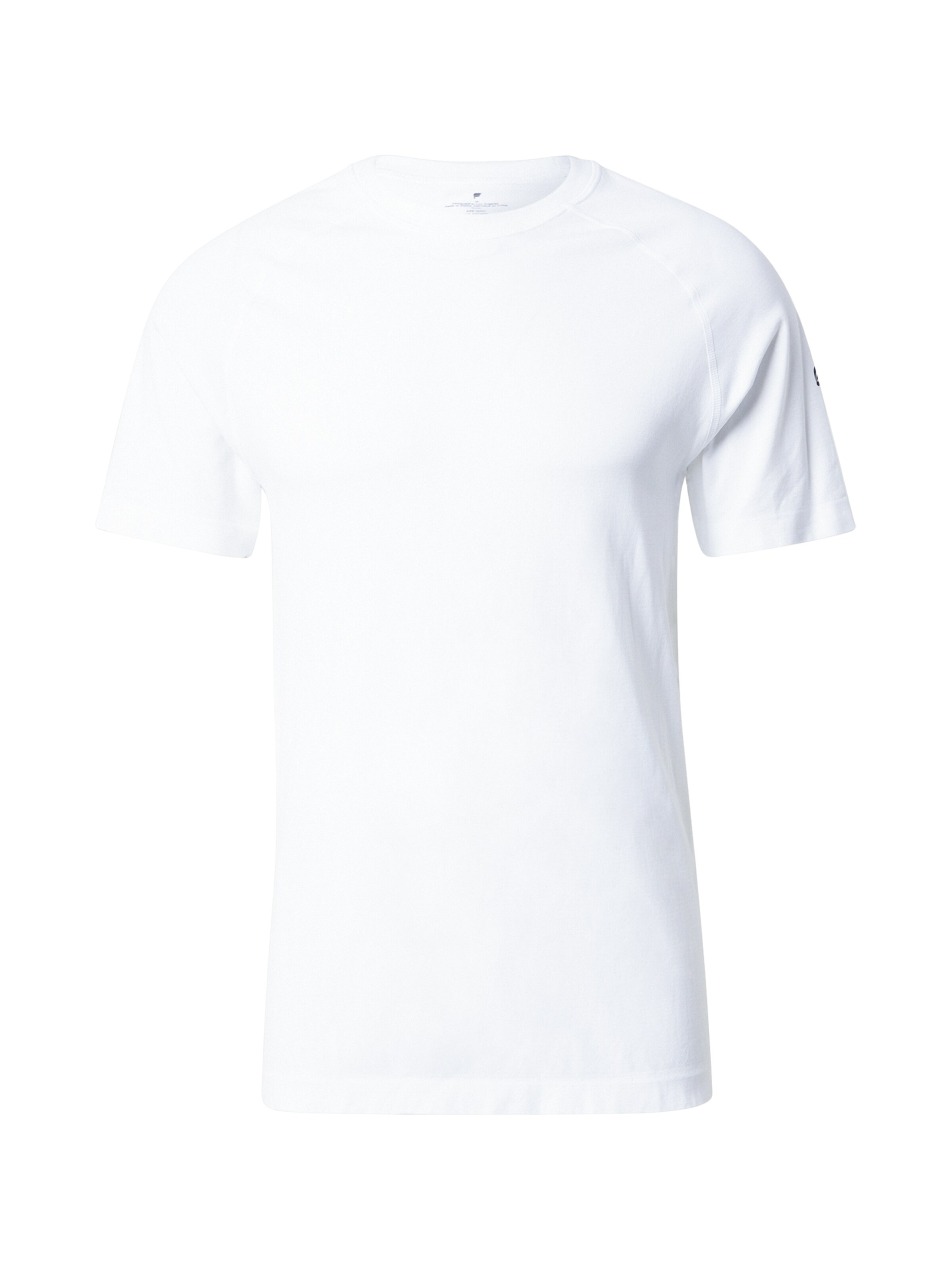 T-Shirt fonctionnel 'The Training Day' Fabletics en blanc : devant