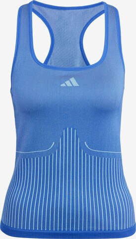 ADIDAS PERFORMANCE Sporttop 'Aero' in Blauw: voorkant