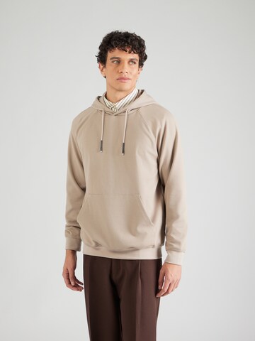 INDICODE JEANS Mikina 'Nello' - Béžová: predná strana