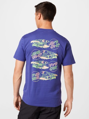 Santa Cruz Shirt 'Slasher Flip' in Blue