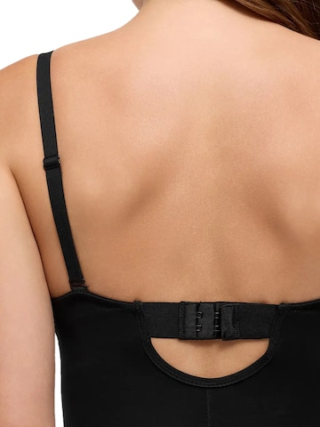 cfab - Body moldeador 'Push-Up Bodysuit mit String' en negro