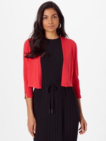 Cardigan TAIFUN en rouge : devant