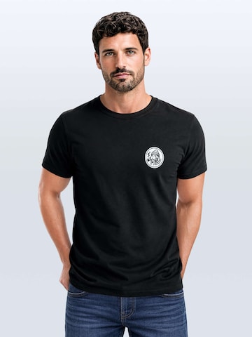 Neverless Shirt 'Walross' in Black
