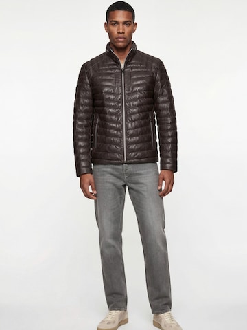 Veste mi-saison 'MSMalik' MILESTONE en marron : devant