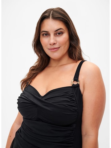 Rochie de plajă 'Stua' de la Swim by Zizzi pe negru