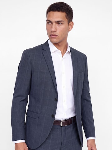 JACK & JONES - Corte superestrecho Chaqueta saco 'FRANCO' en azul