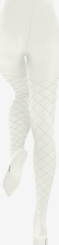 BURLINGTON Tights 'Argyle Affair' in White: front