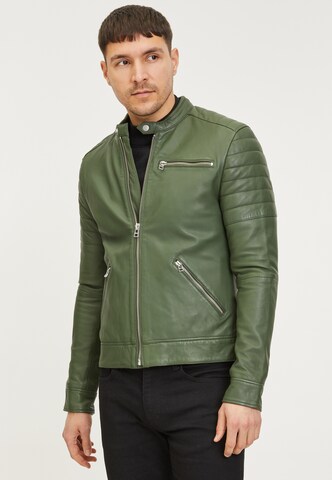 Goosecraft Between-Season Jacket 'Renaissance' in Green: front