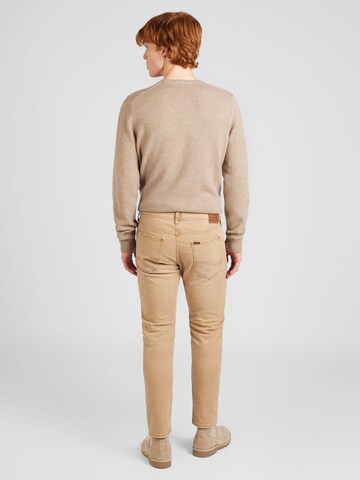 Coupe slim Jean 'Luke' Lee en beige