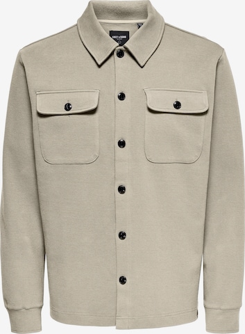 Camicia 'NEW KODYL' di Only & Sons in beige: frontale